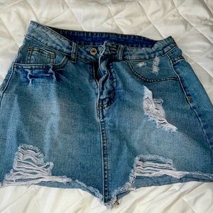 Jean skirt